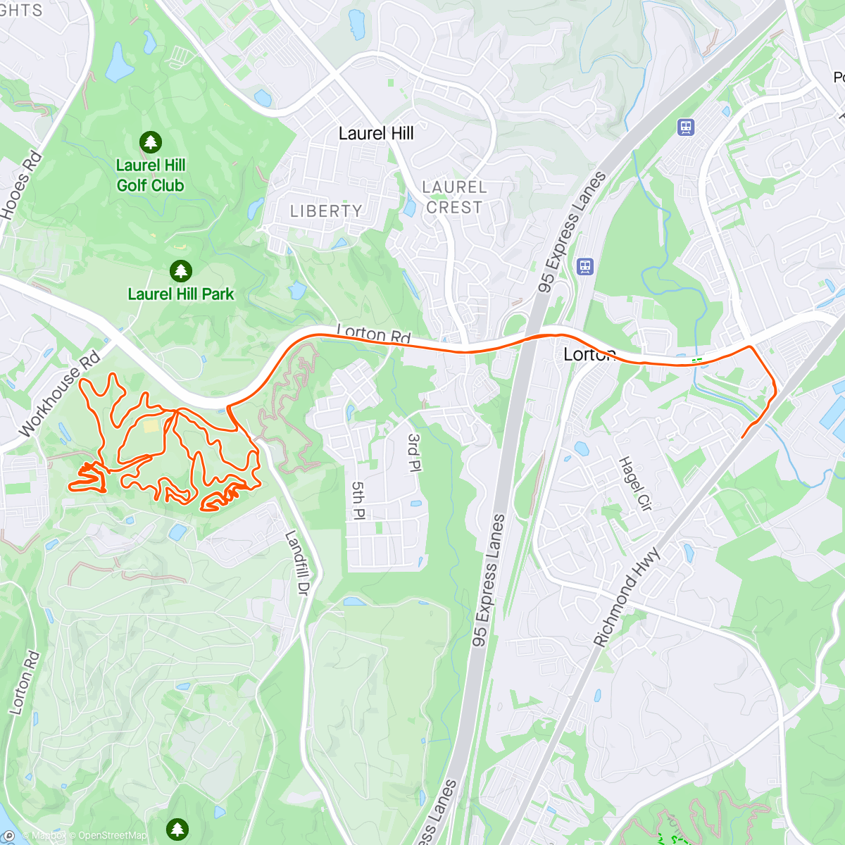 活动地图，Laurel hill SS 34x18