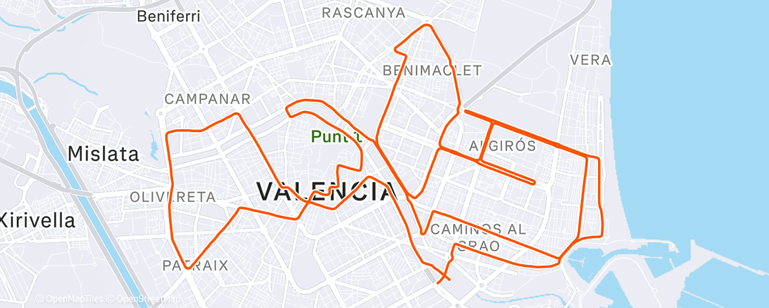 活动地图，Valencia Marathon 2025 🧡