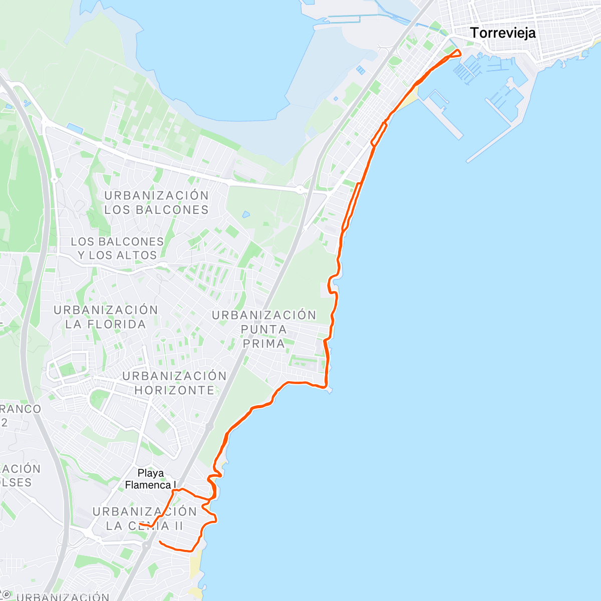 Map of the activity, Long Walk with Taps Aff !