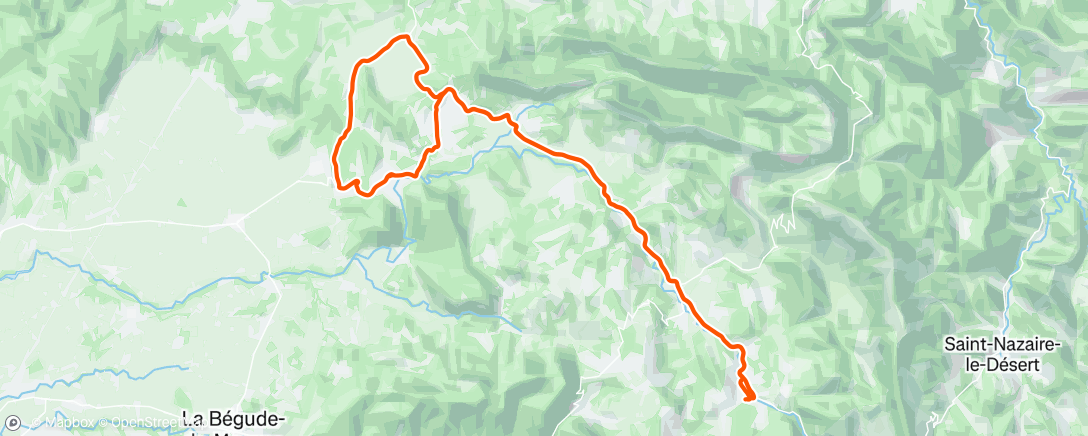 Map of the activity, Drôme Drôme