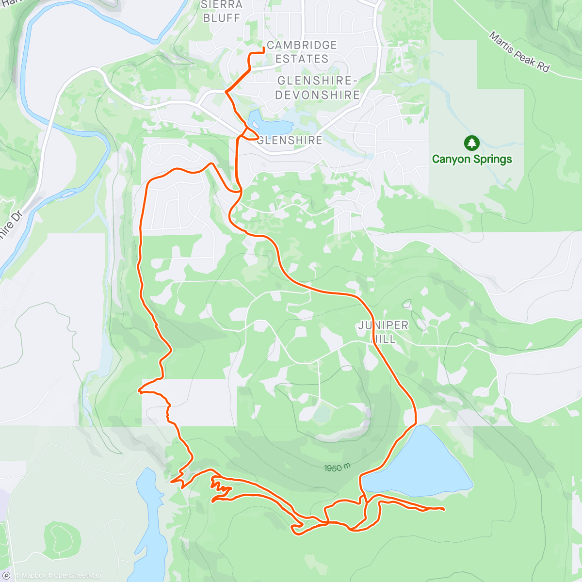 Map of the activity, Waddle Preserve