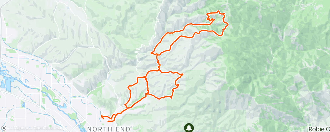 Map of the activity, High Country