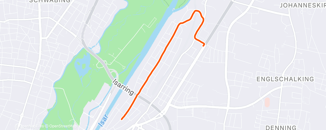 Mappa dell'attività Mittagslauf