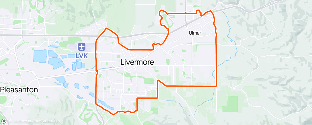 Map of the activity, Lap of Livermore