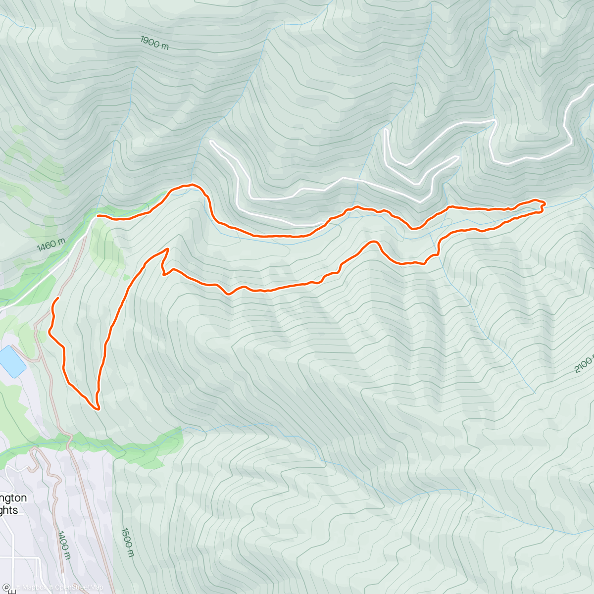 Map of the activity, Aqueduct loop is open