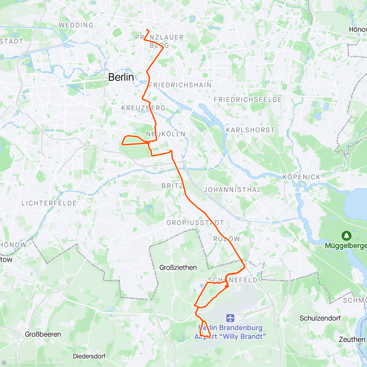 Karte der Aktivität „Sortie vélo l'après-midi”