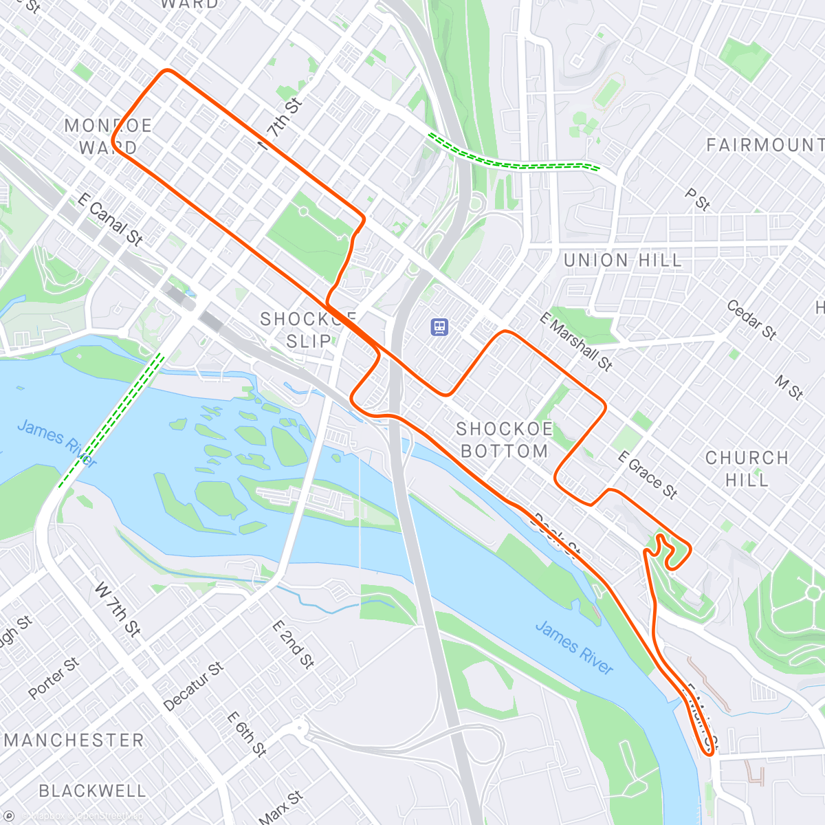 Map of the activity, Zwift - Zone 2