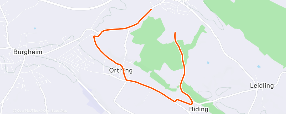 Карта физической активности (Lauf am Nachmittag 🌫️)