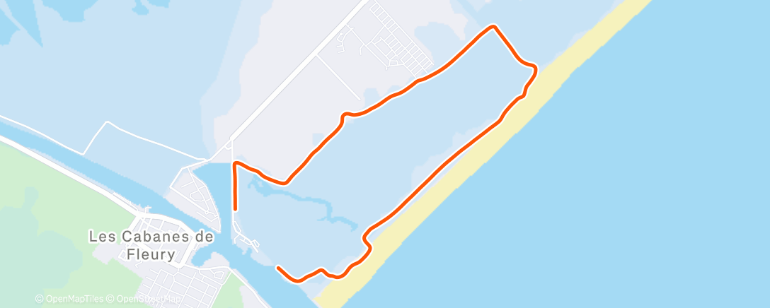 Map of the activity, Marche le matin