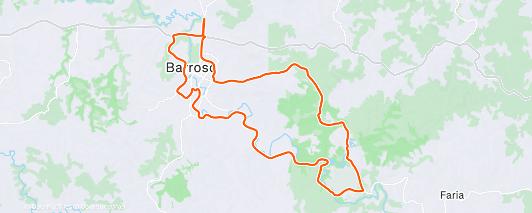 Карта физической активности (Severiano - Boa Vista 🚴‍♂️)