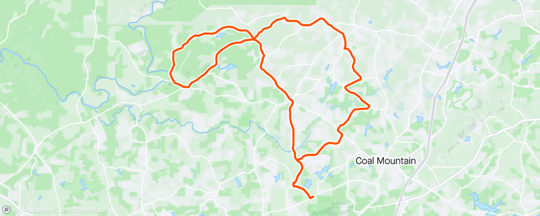 Map of the activity, First time I have been able to actually ride in exactly 8 months + 1 day.
