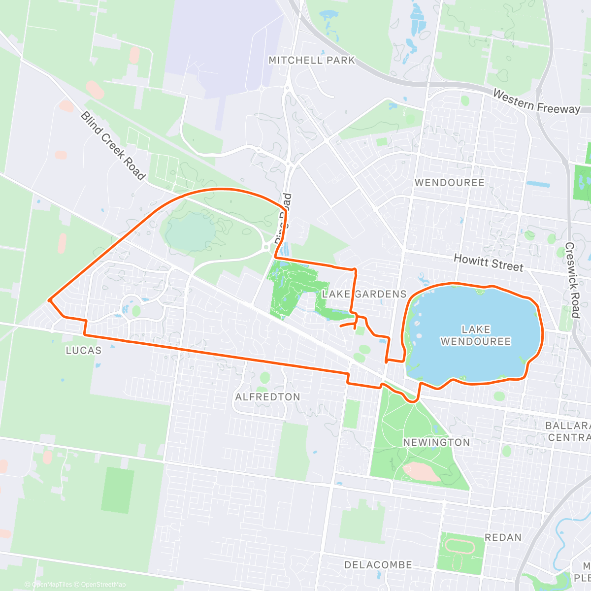 Map of the activity, Festive 500 Day 3b - RDL 🚨