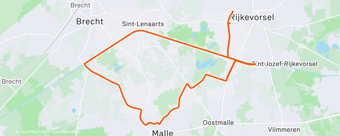 Map of the activity, Geen inspanning