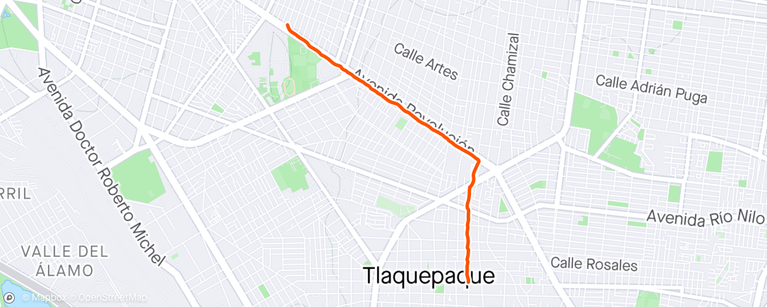 Kaart van de activiteit “Vuelta ciclística por la mañana”