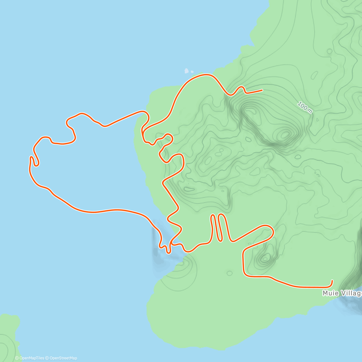 Map of the activity, Zwift - Group Ride: Rapha Festive 500 with Maria @ 2.2 W/KG on Triple Flat Loops in Watopia