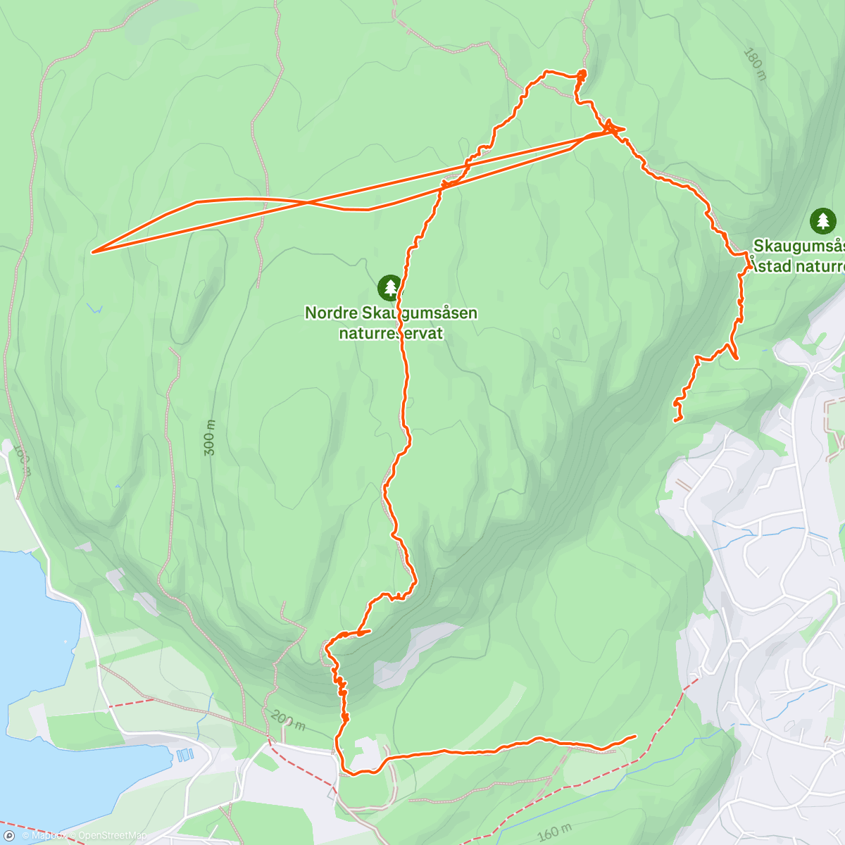 Map of the activity, Morning stroll turned techy