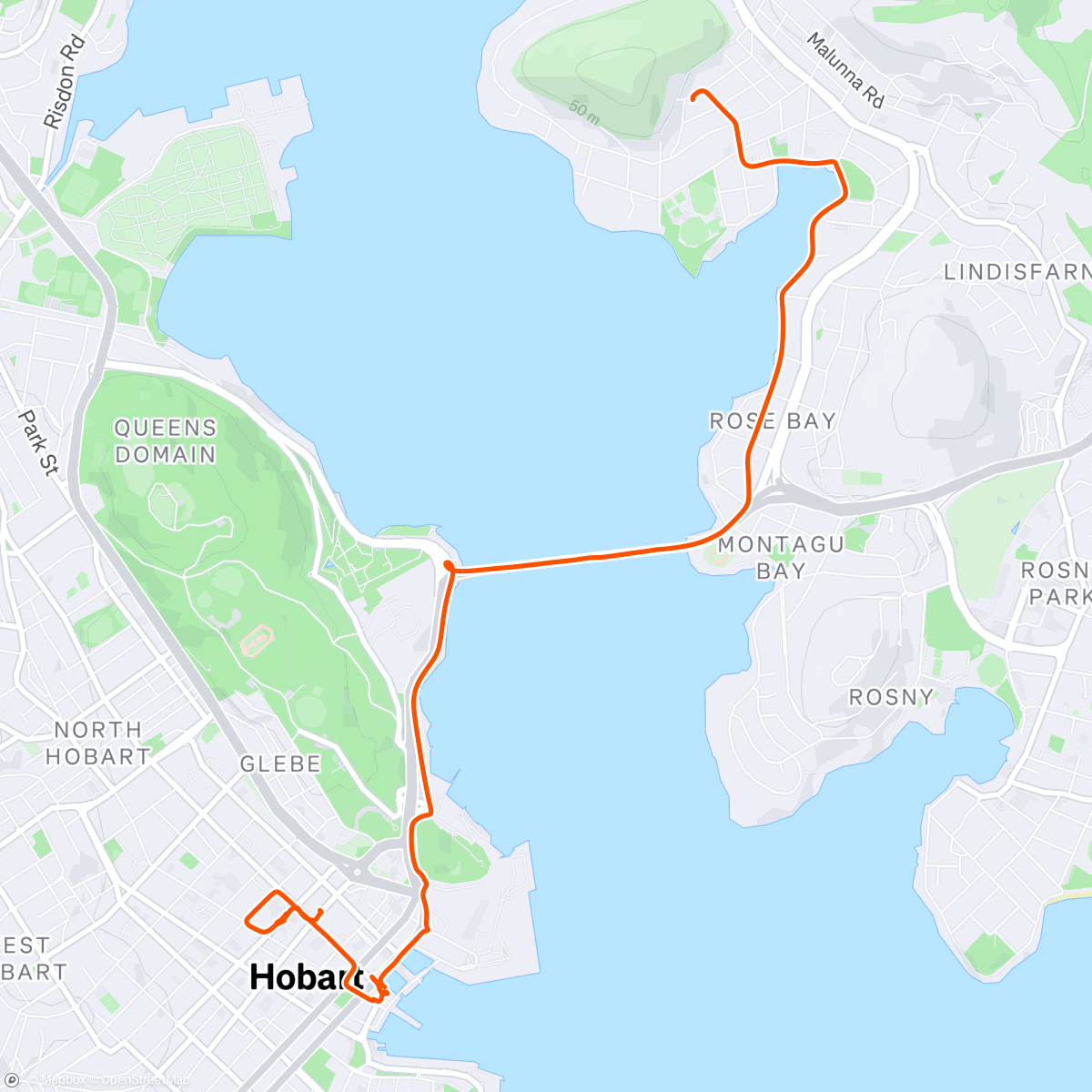 Map of the activity, Afternoon tumble