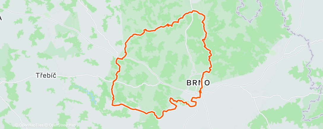 Map of the activity, Restrap solstice century (incl 🐓)
