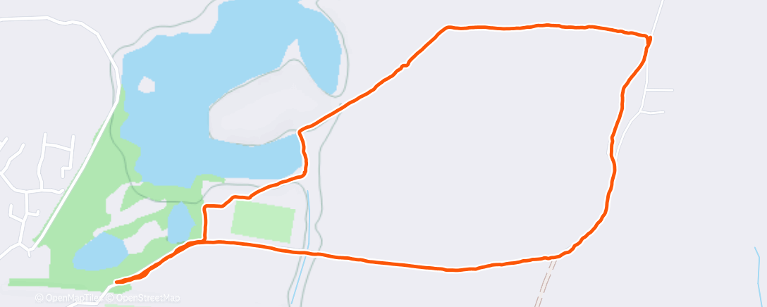 Map of the activity, Lunch Walk