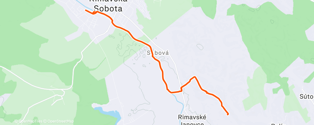 Map of the activity, 24.12 - 26.12 bude na mojom Instagrame súťaž o 4x 125€ do T4R 🏃🏻🏃‍♀️