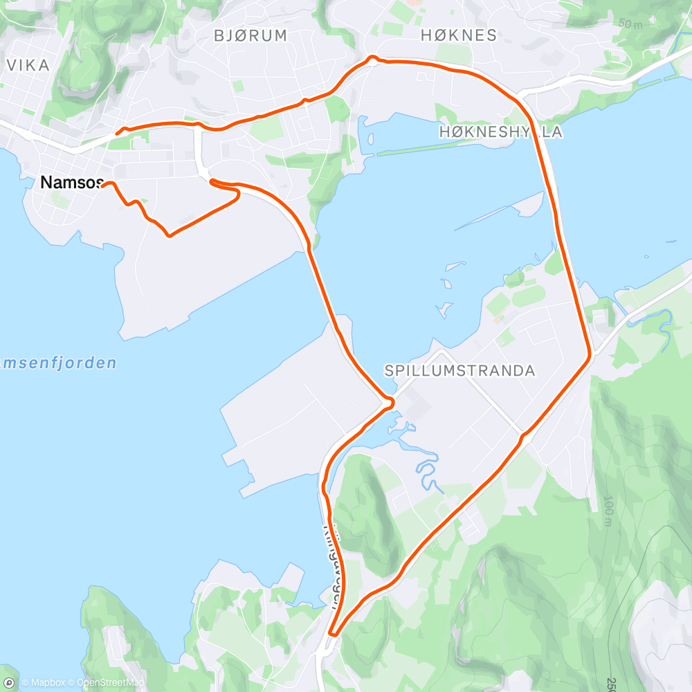 Map of the activity