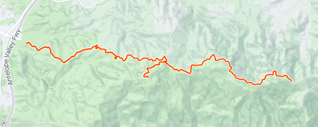 Map of the activity, The Beast to Camp 9