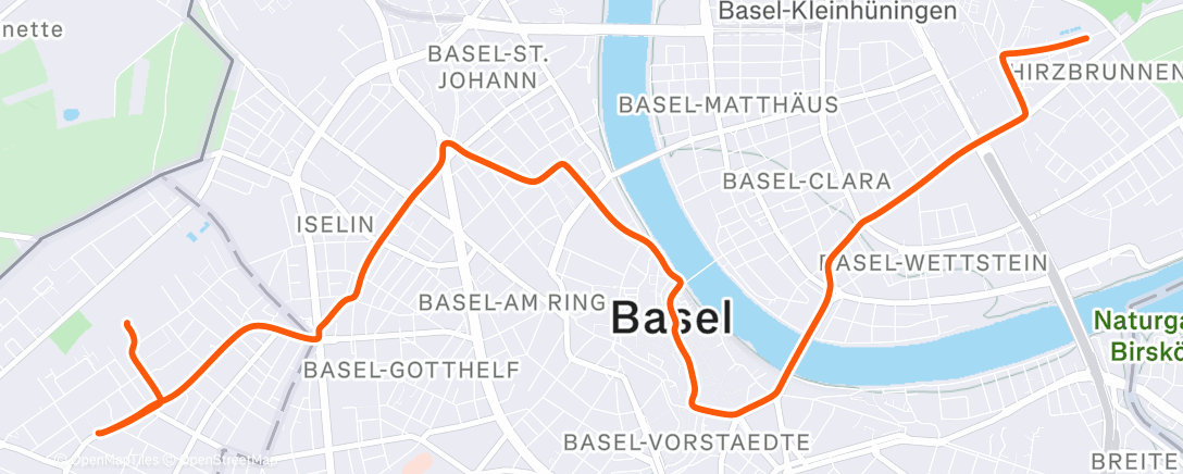 Map of the activity, Afternoon Ride