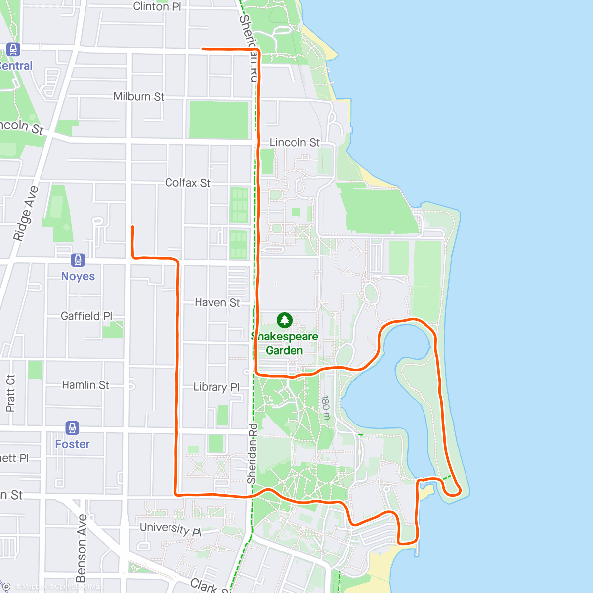 Mapa de la actividad (Officially an Evanston resident!)