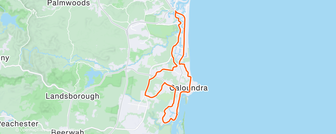 Map of the activity, Sunday GE