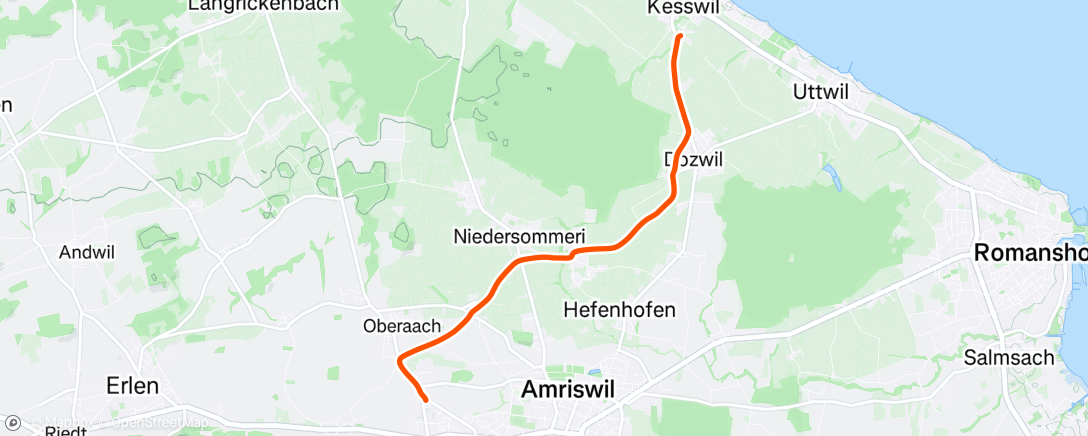 Map of the activity, Fahrt am Nachmittag