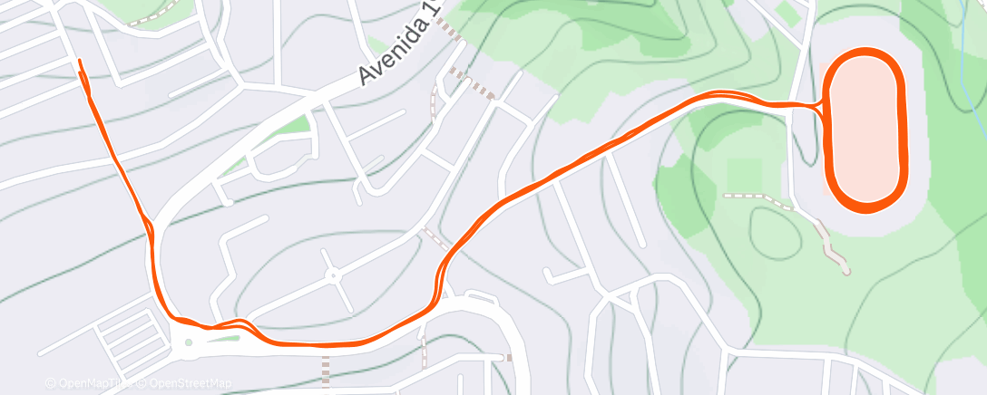 Карта физической активности (Corrida matinal)