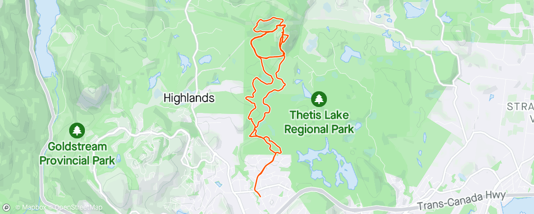 Map of the activity, The local steeps
