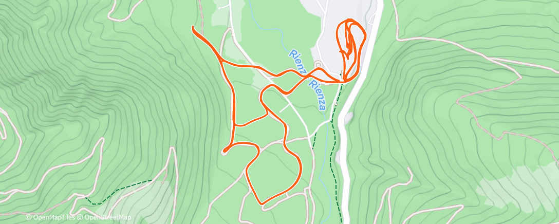 Карта физической активности (Lunch Nordic Ski)