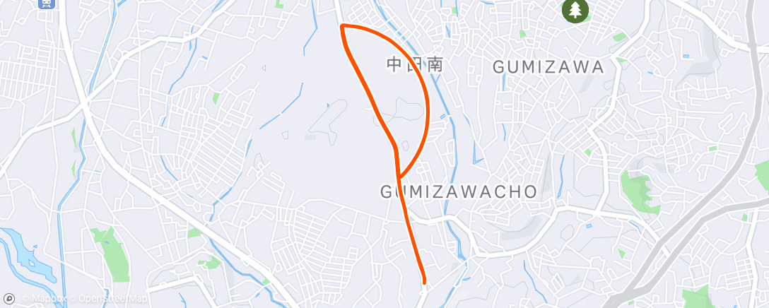 Map of the activity, 朝のライド