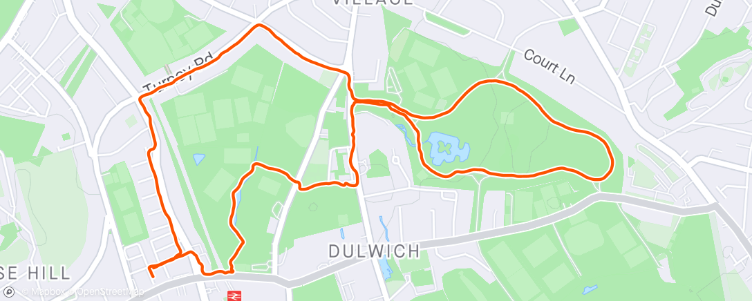 Map of the activity, Inspired by the London Marathon 🤣