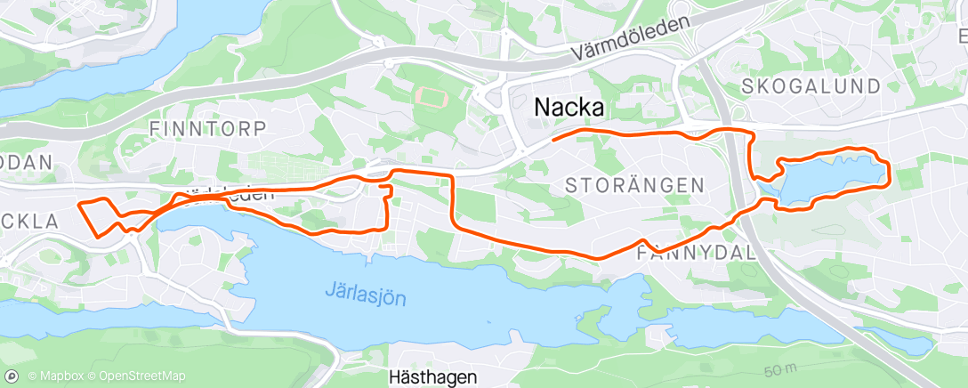 Map of the activity, Första efter rekordlångt sjuk uppehåll 🤪
