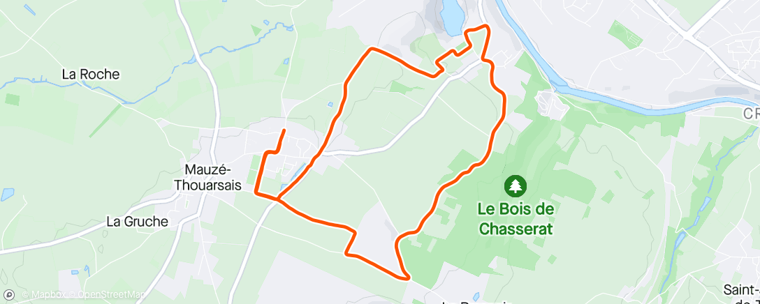 Map of the activity, Sortie récup solo 😭🥹