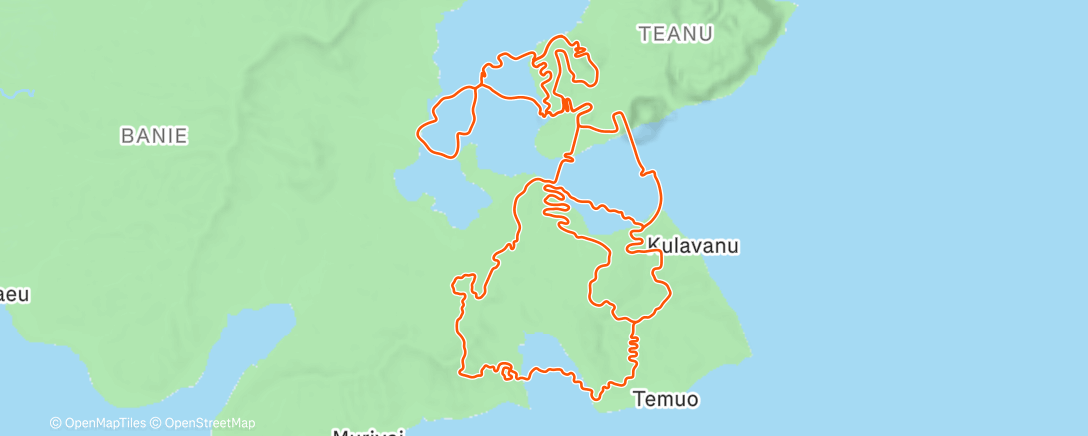 Mapa de la actividad (Zwift - Primeras series 2026)