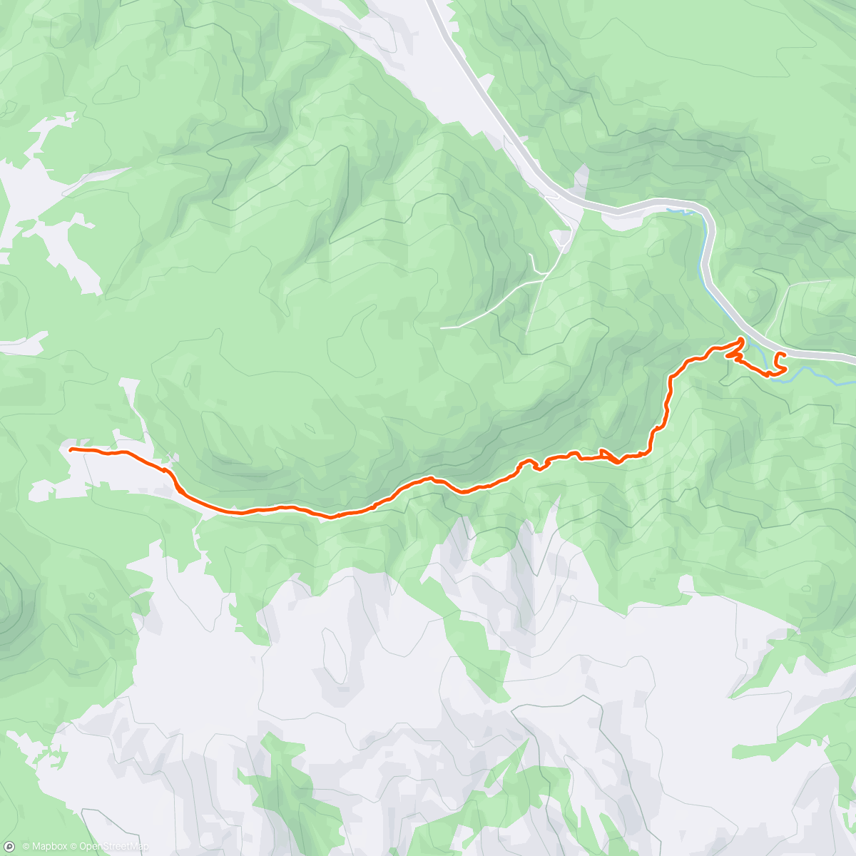 Map of the activity, Lion Gulch with Roubaix
