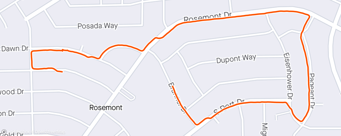 Map of the activity, 114 - walk
