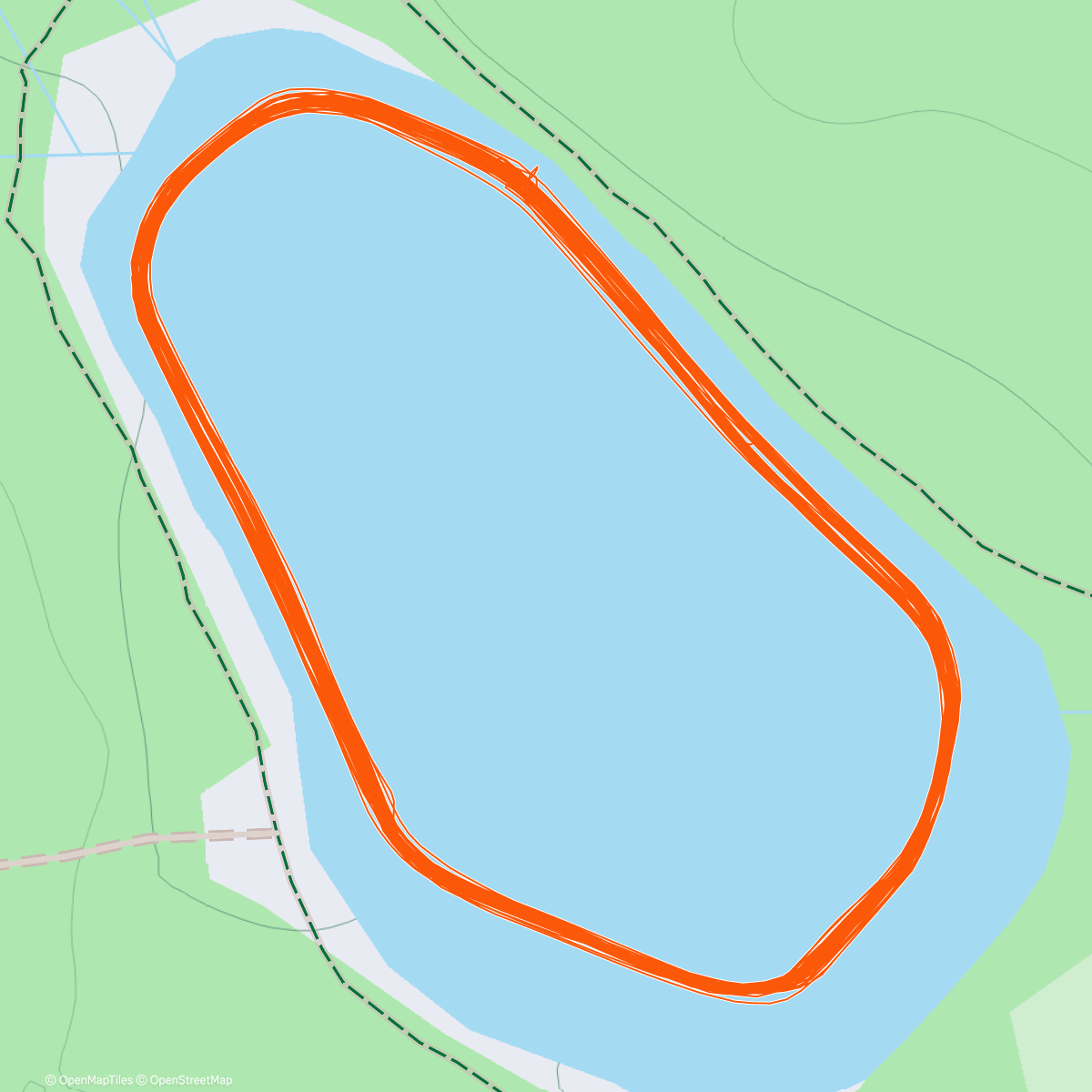 Map of the activity, Klemetti Ice skate