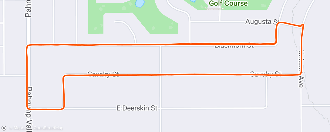 Map of the activity, Morning Run