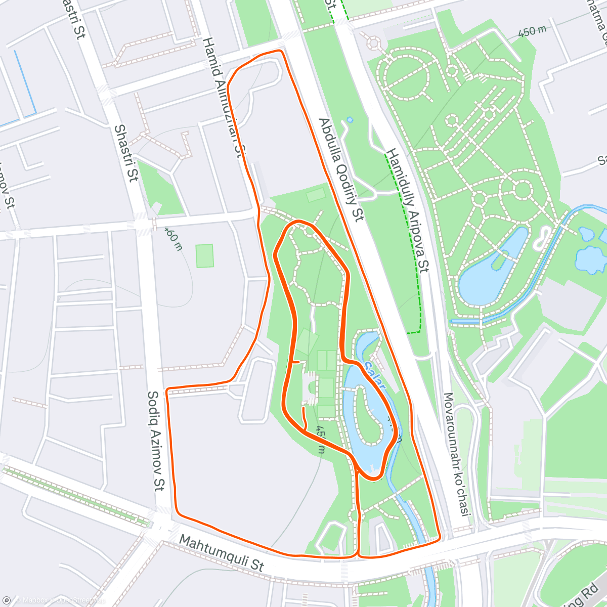 Mapa de la actividad (ТР)