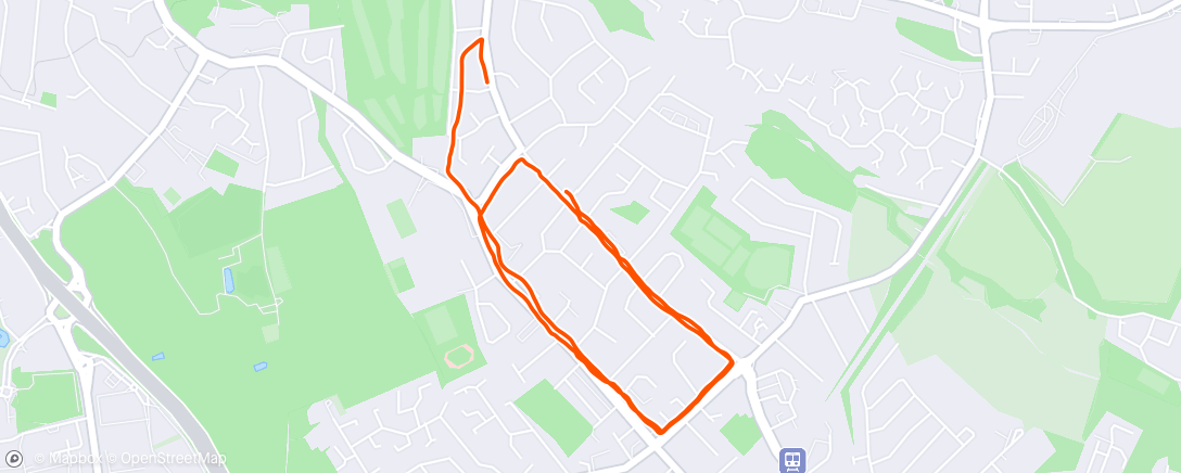 Map of the activity, Steady 5km