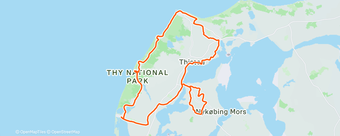 Карта физической активности (Thy Rundfahrt)