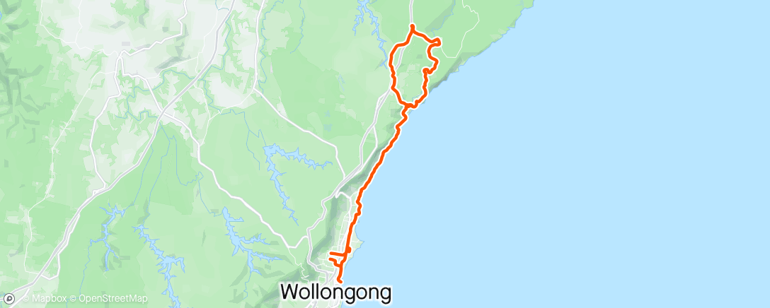 Map of the activity, Waterfall loop