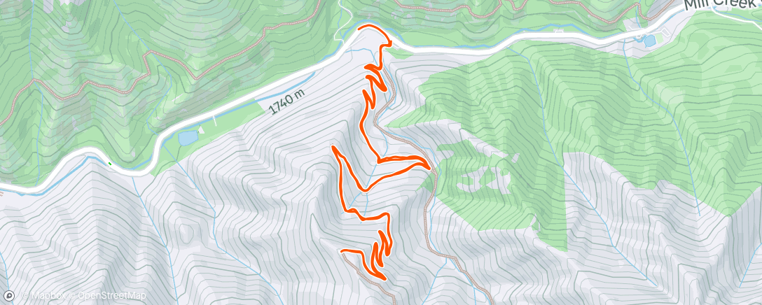 Map of the activity, W Katie, Josh, and Mad