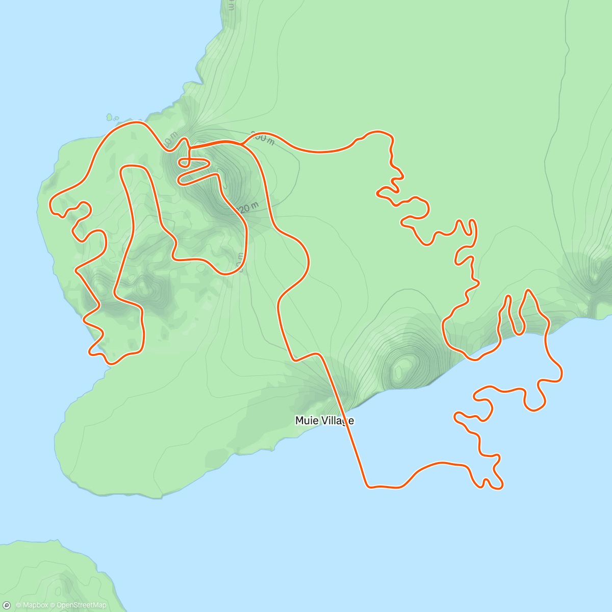 Map of the activity, Lunch Ride and Videocall