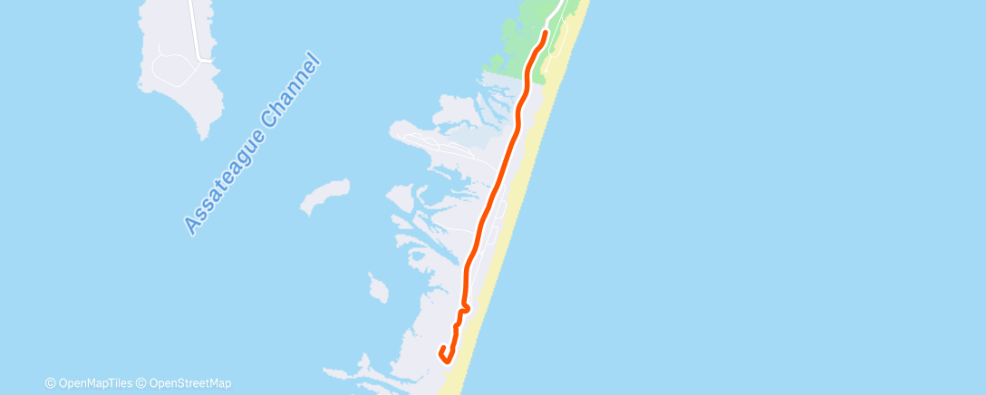 Map of the activity, Lunch Walk