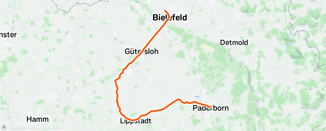 Map of the activity, Baozi Ride